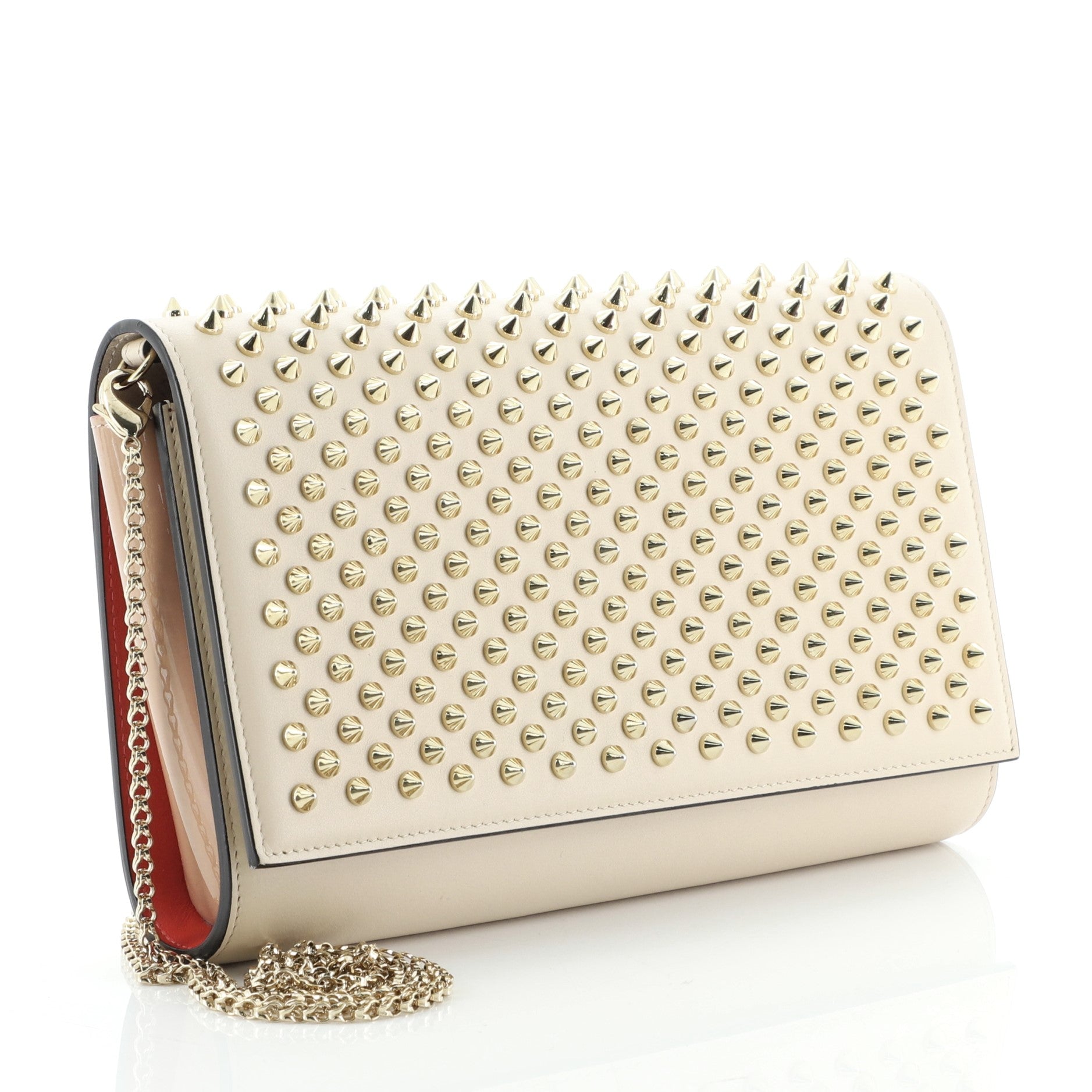 Paloma Clutch Spiked Leather