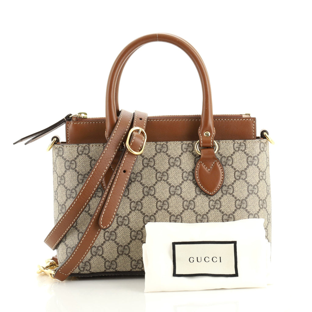 Linea A Convertible Tote GG Coated Canvas Mini