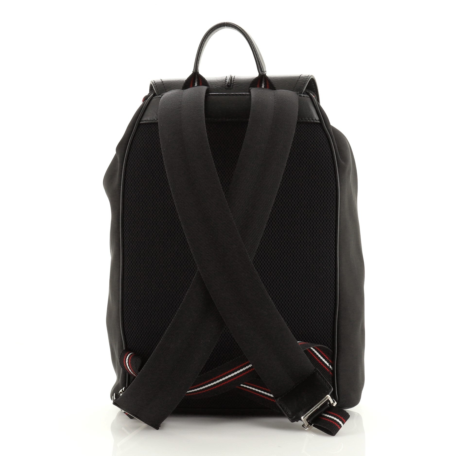 Motion Backpack Nylon and Leather Mini