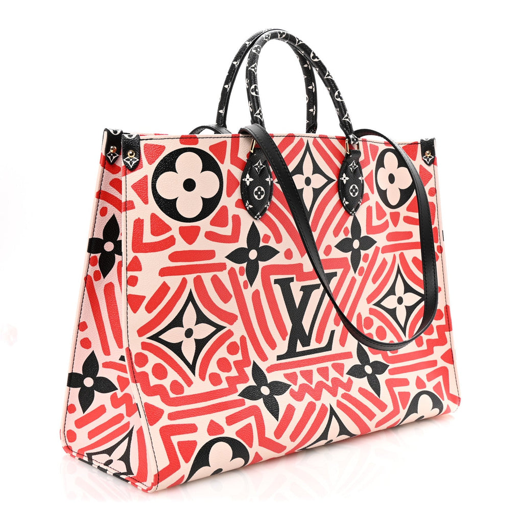 Monogram Giant Crafty Onthego GM Creme Rouge Black