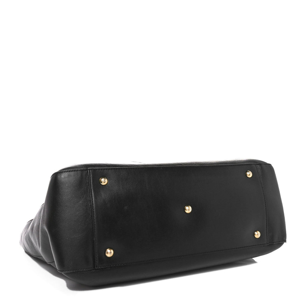 Vitello Glacier Medium FF Tote Black