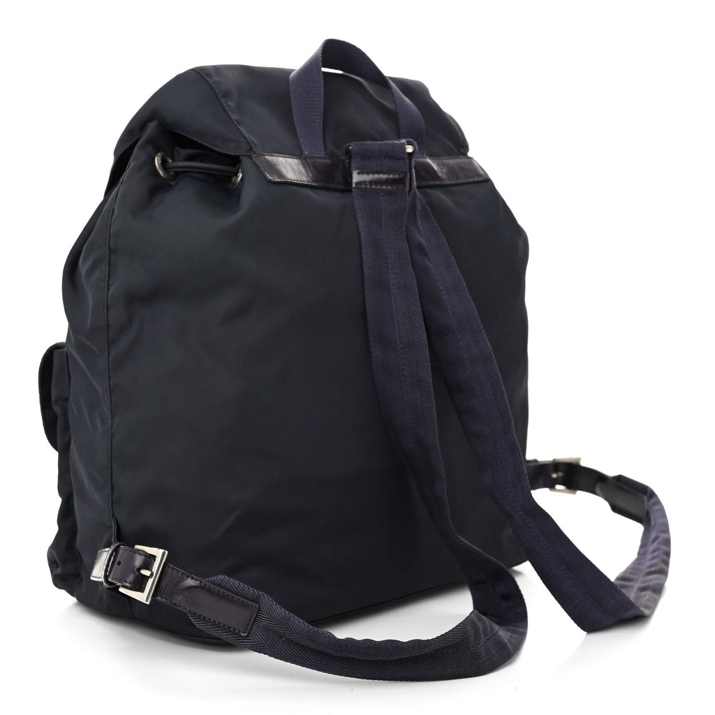 Tessuto Nylon Saffiano Medium Backpack Purple