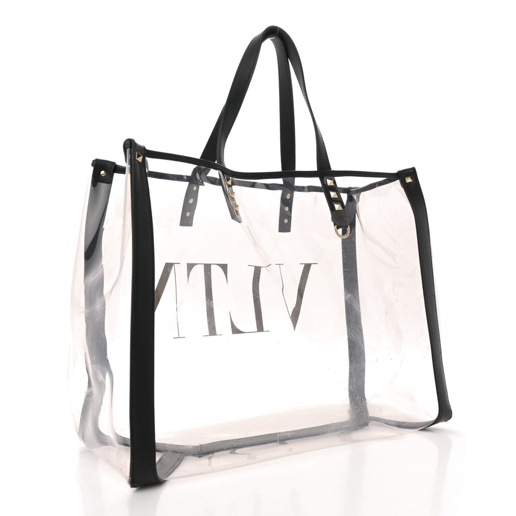 Plexy VLTN Shopping Bag Transparent