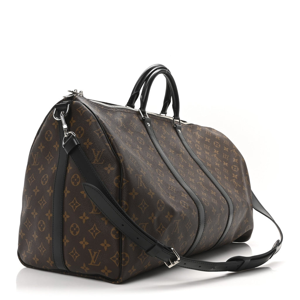 Monogram Macassar Keepall Bandouliere 55