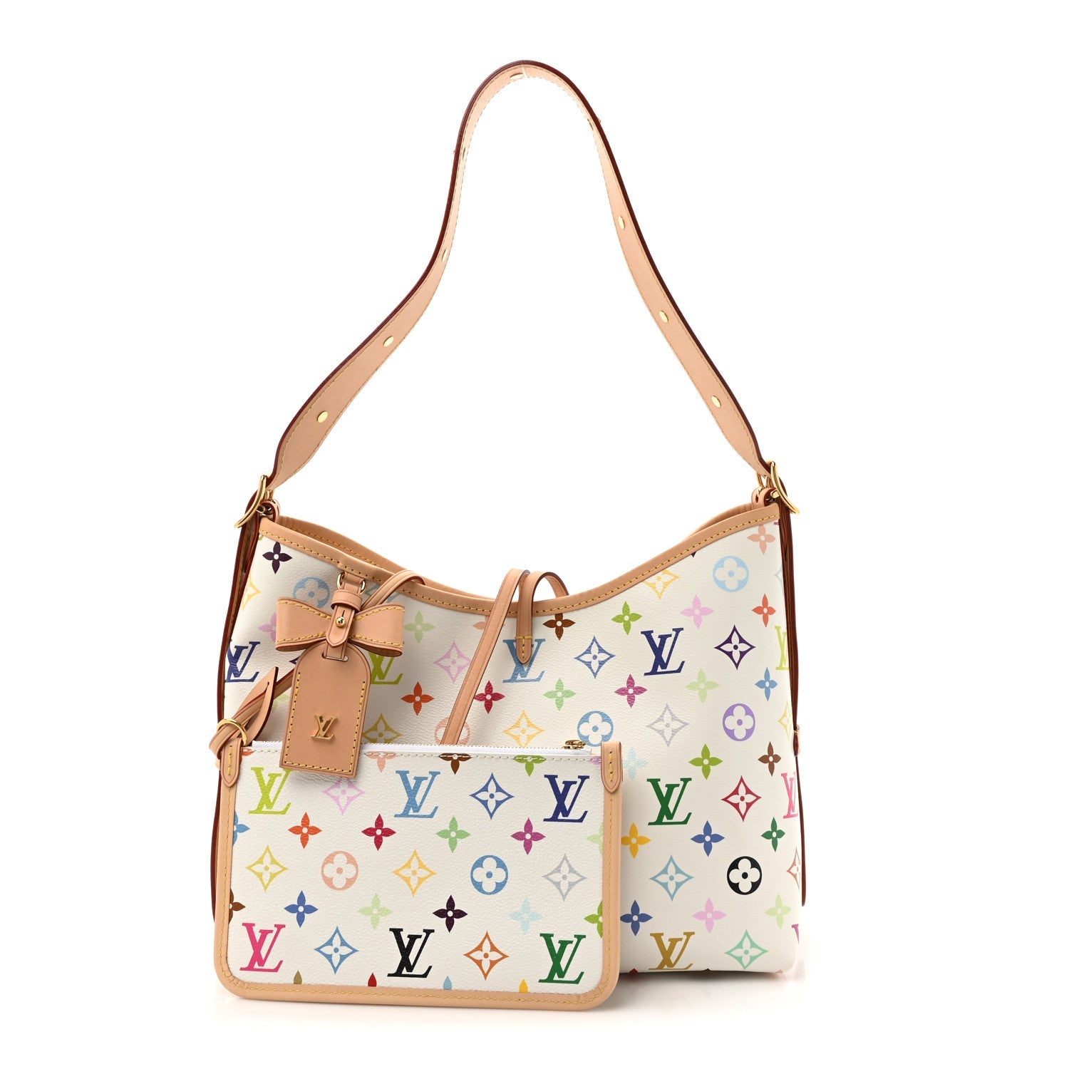 LV X TM Monogram Multicolor CarryAll PM White