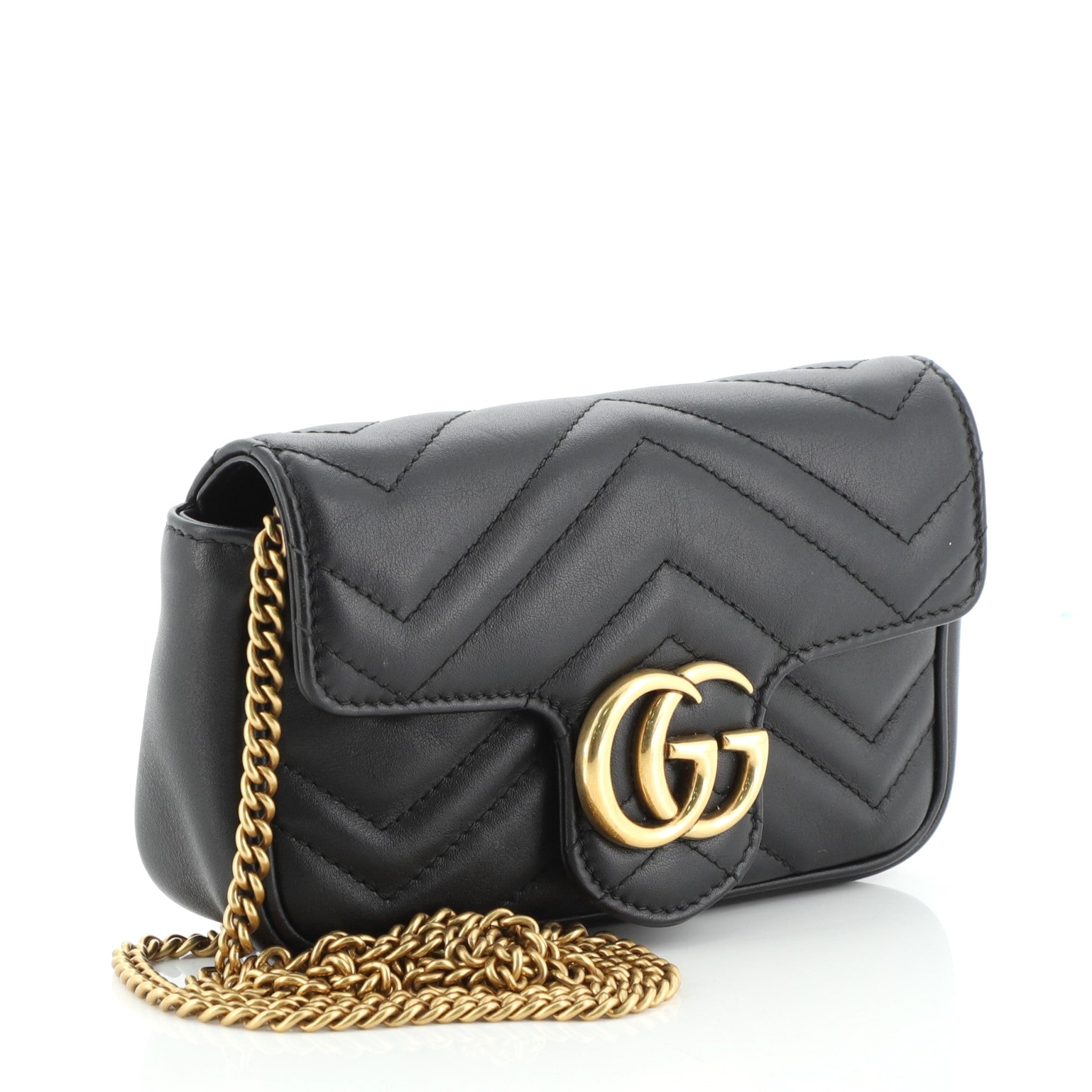 GG Marmont Flap Bag Matelasse Leather Super Mini