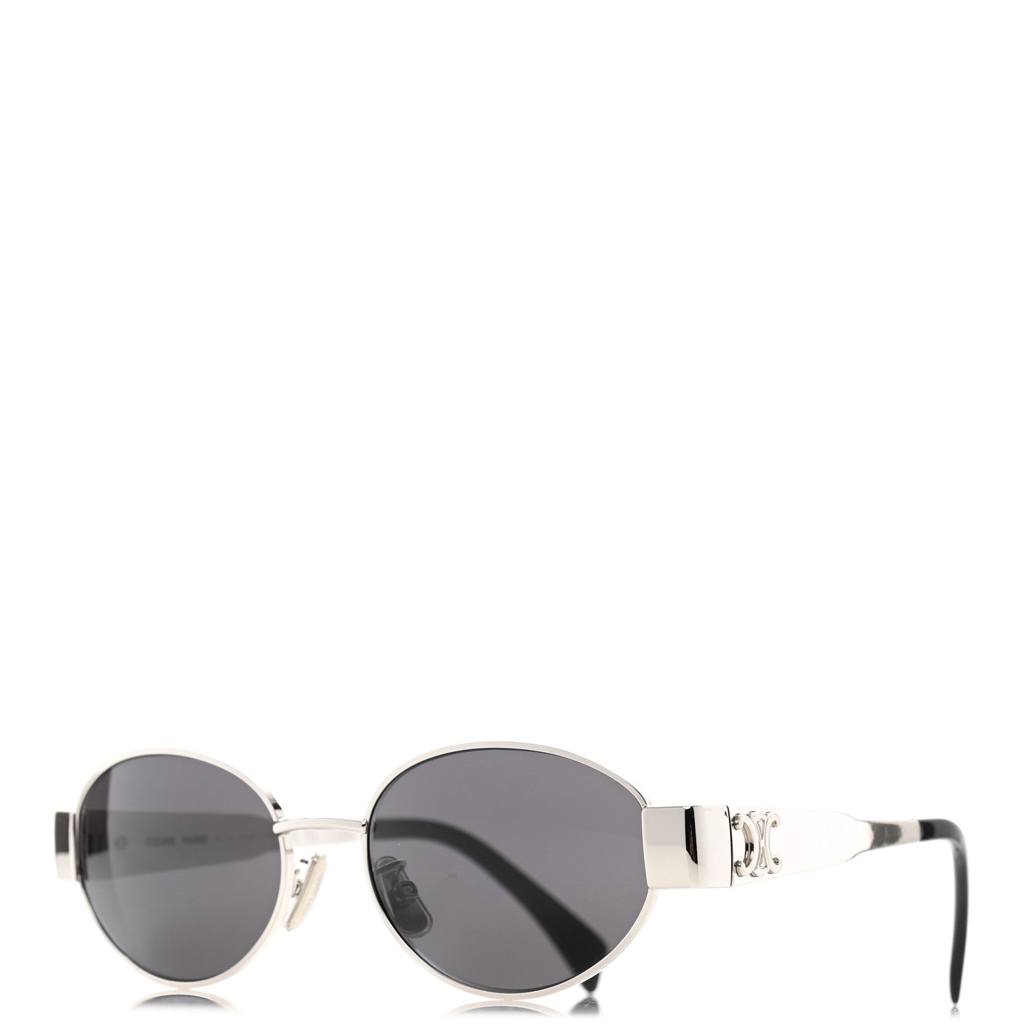 Metal Triomphe 01 Sunglasses CL40235U Silver Black