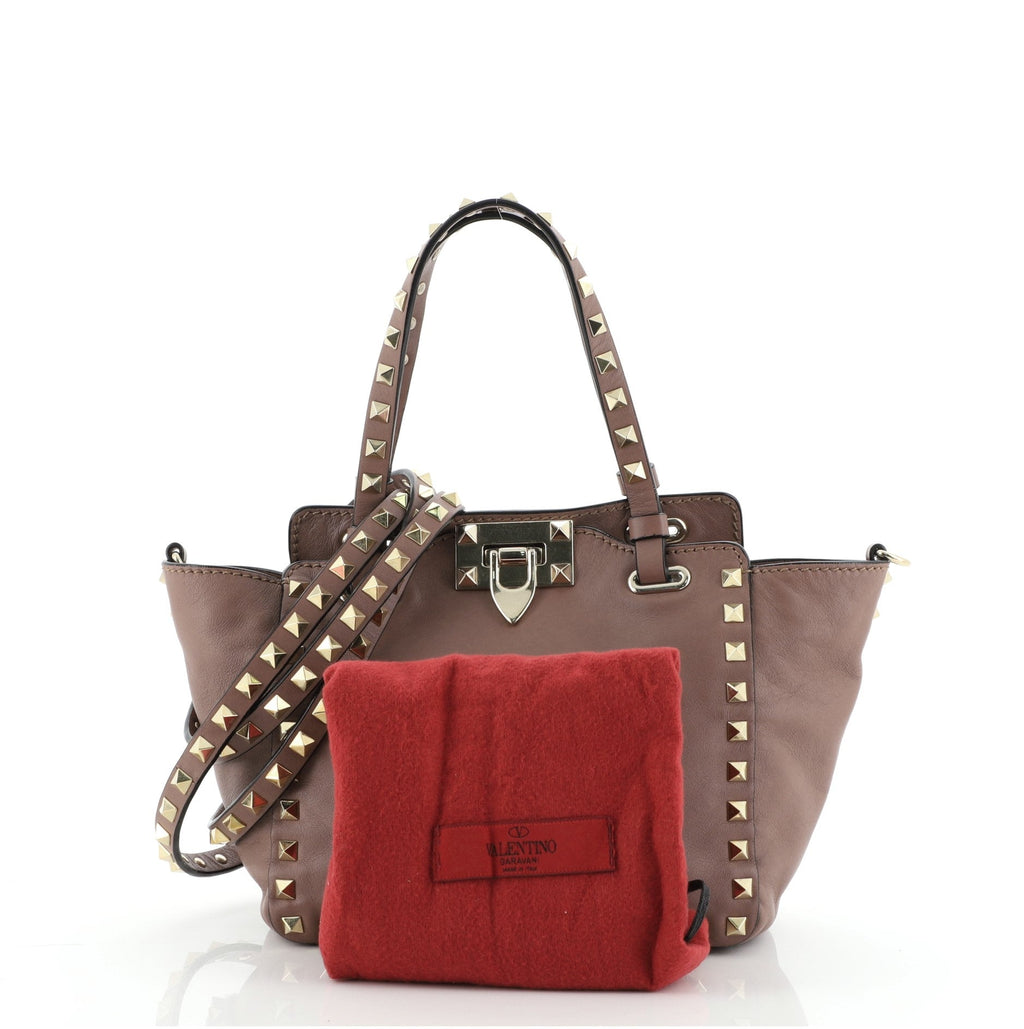 Rockstud Tote Soft Leather Mini