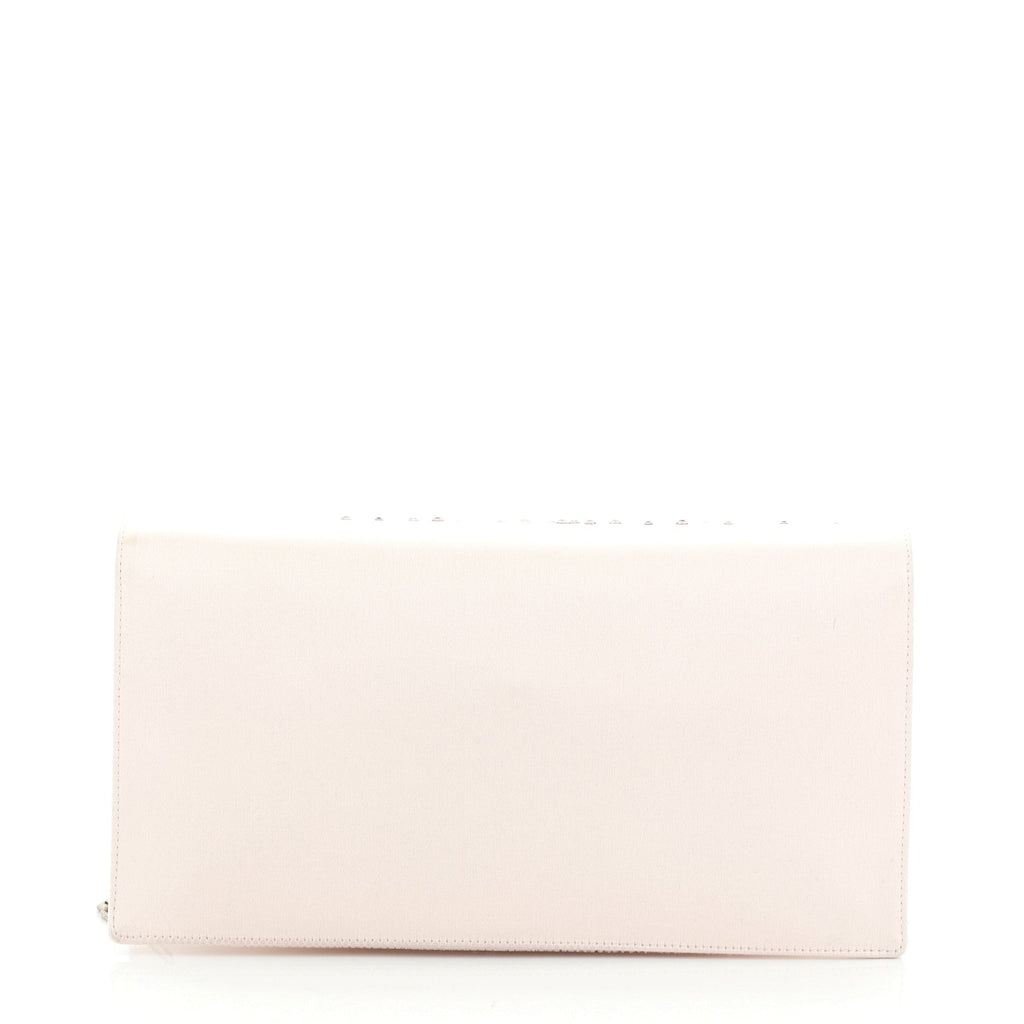 Camellia Diamante Convertible Clutch Crystal Embellished Satin Small
