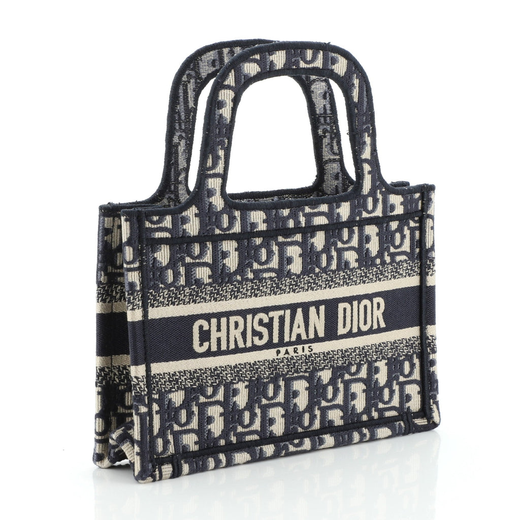 Book Tote Oblique Canvas Mini