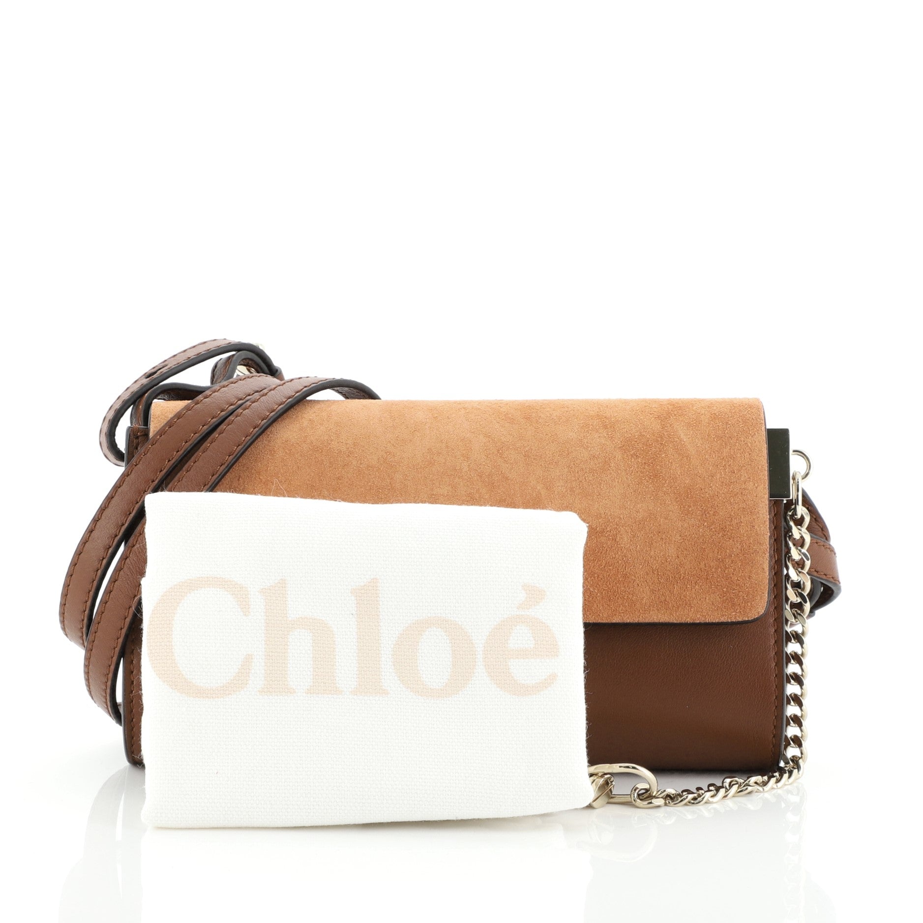Faye Shoulder Bag Leather and Suede Mini