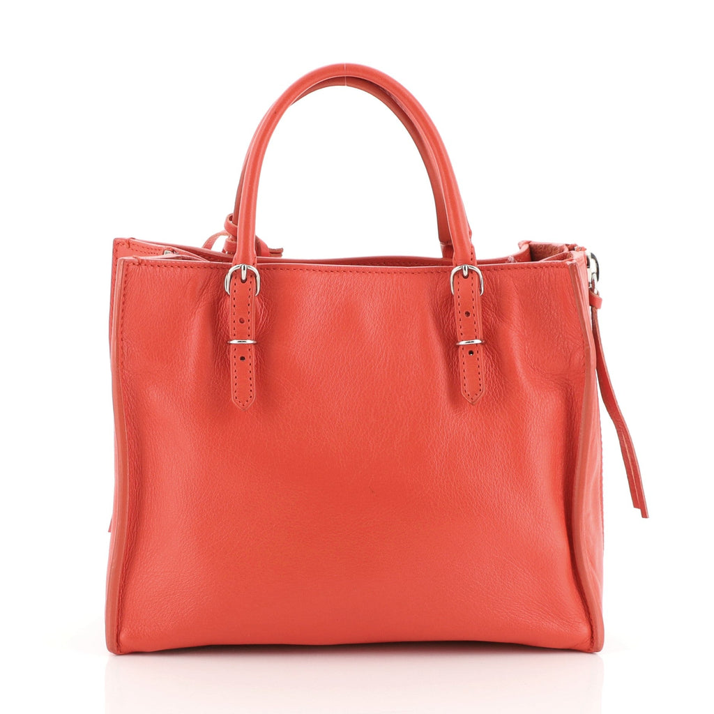 Papier A4 Zip Around Classic Studs Bag Leather Mini