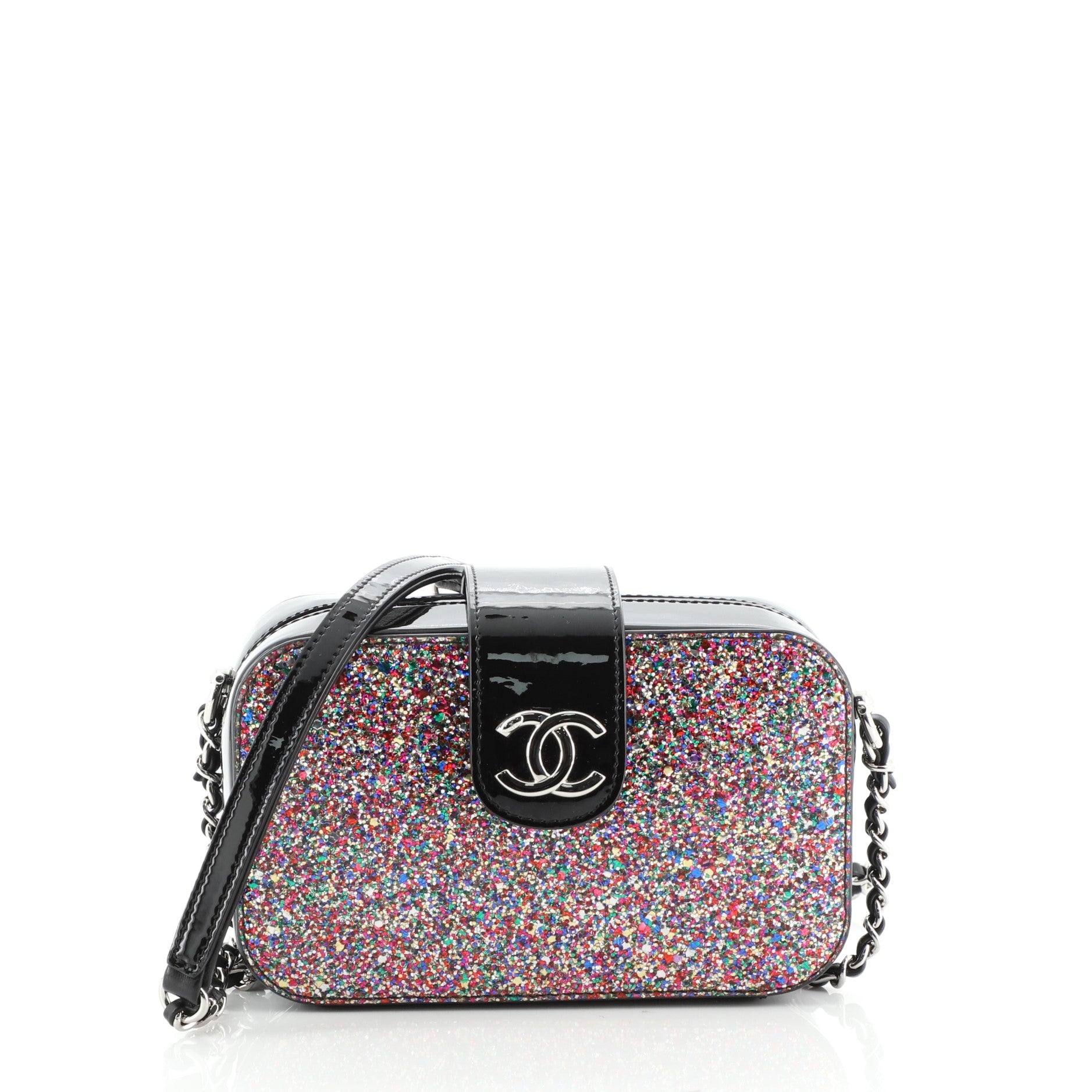 Ground Control Camera Case Bag Glittered PVC with Patent Mini