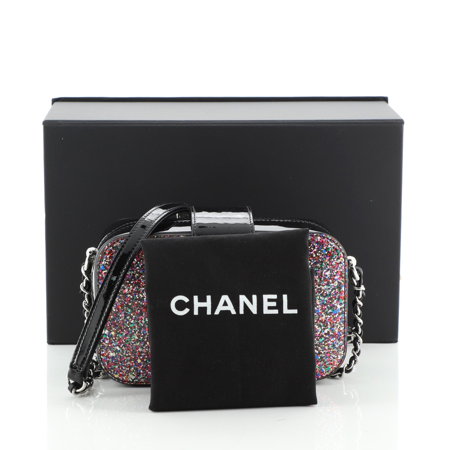 Ground Control Camera Case Bag Glittered PVC with Patent Mini