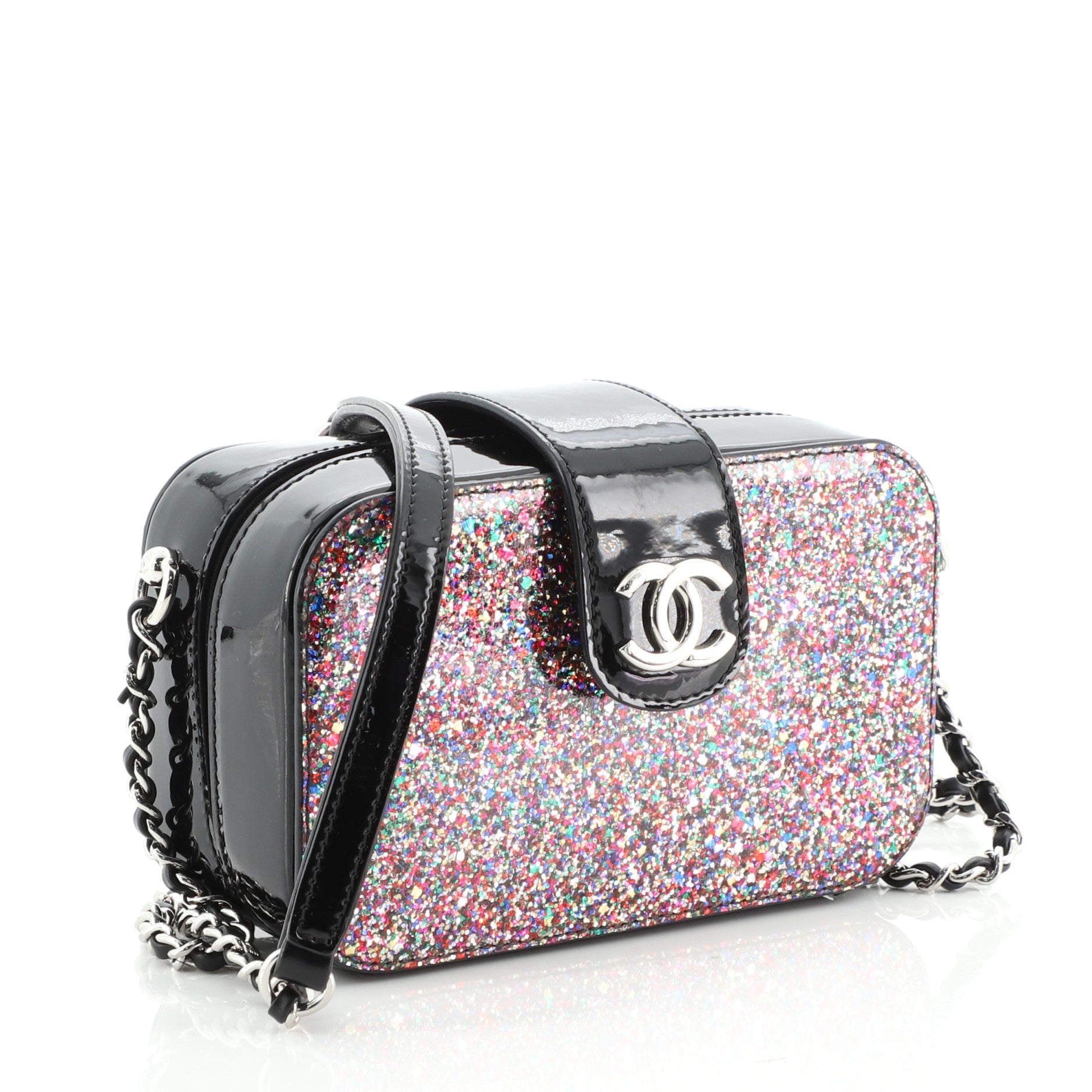 Ground Control Camera Case Bag Glittered PVC with Patent Mini