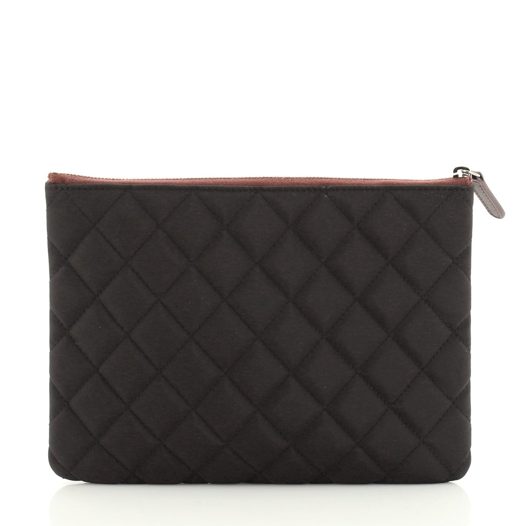 O Case Clutch Quilted Nylon Small