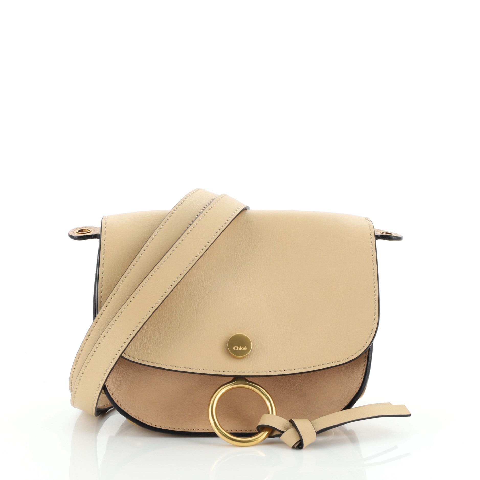 Kurtis Shoulder Bag Leather and Suede Mini