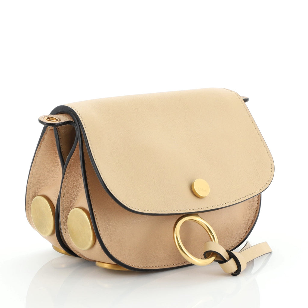 Kurtis Shoulder Bag Leather and Suede Mini