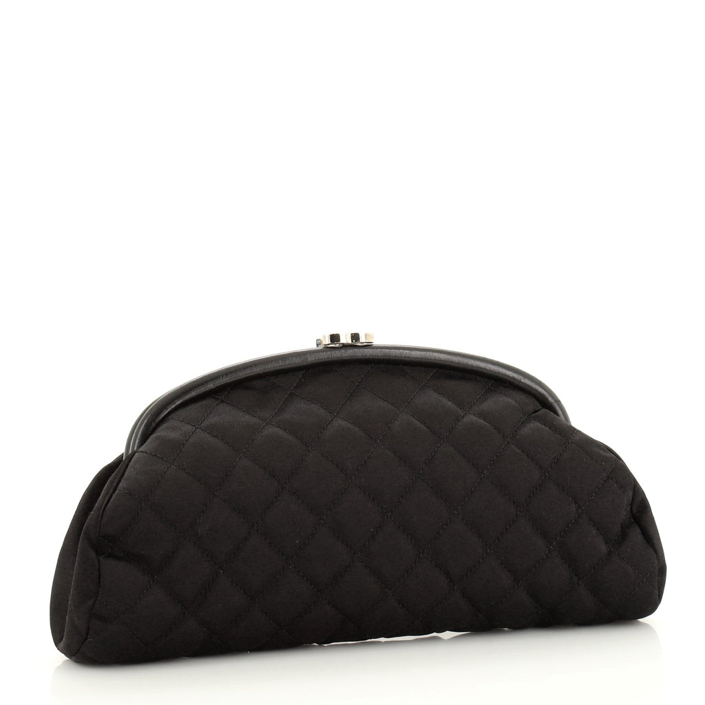 Timeless Clutch Quilted Satin