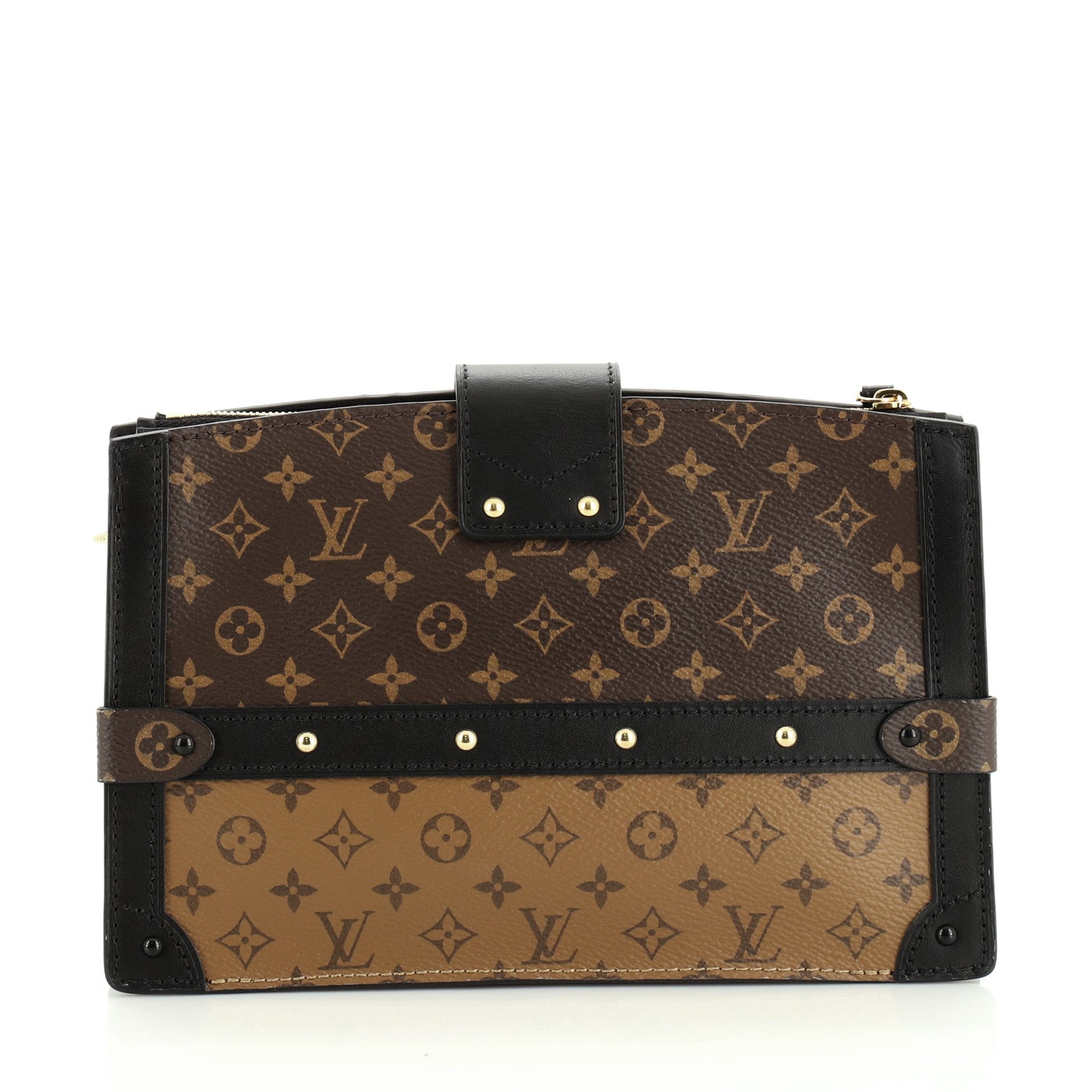 Trunk Clutch Reverse Monogram Canvas