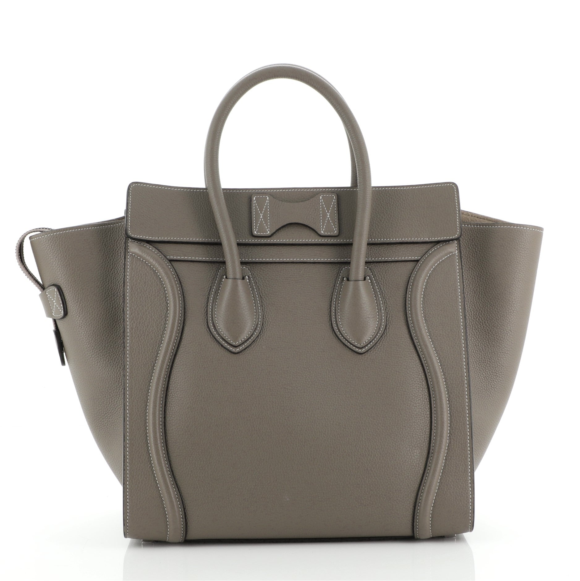 Luggage Bag Grainy Leather Mini