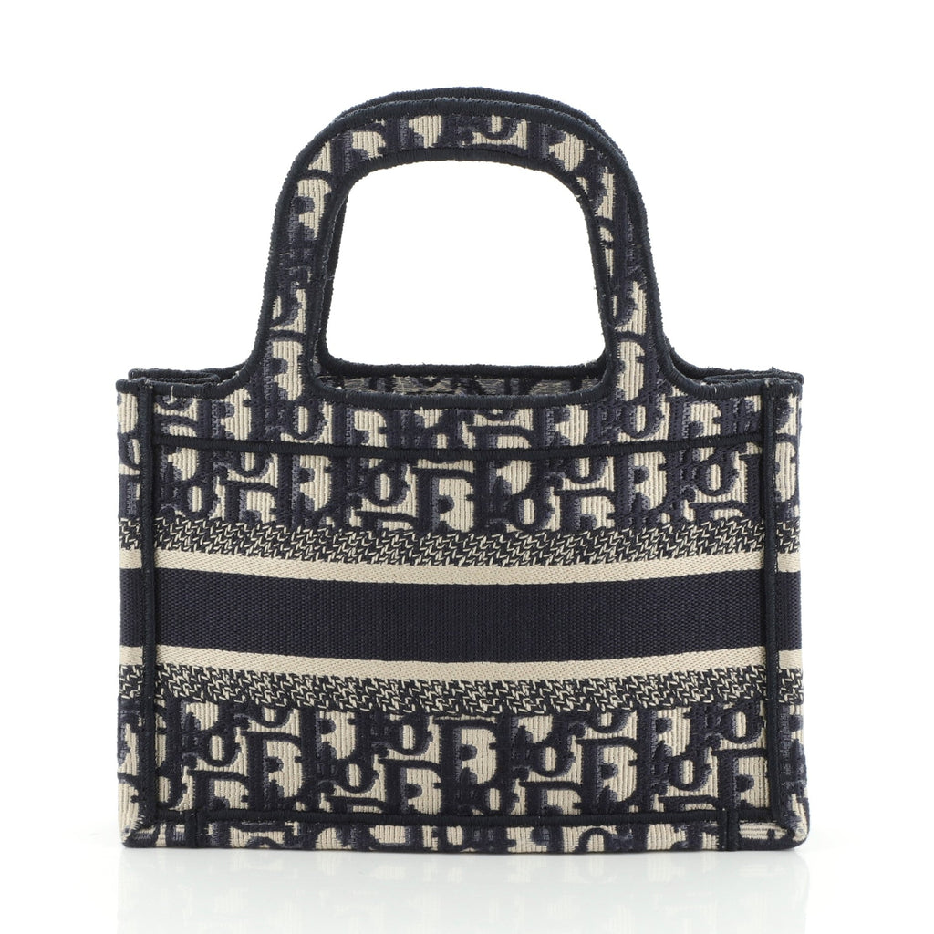 Book Tote Oblique Canvas Mini
