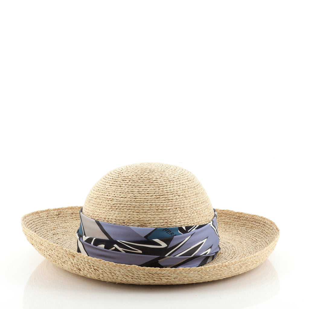 Scarf Sun Hat Woven Raffia XXL
