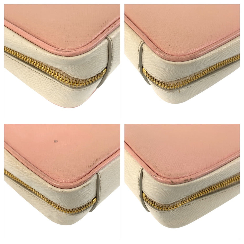 Zip Crossbody Bag Saffiano Leather Mini