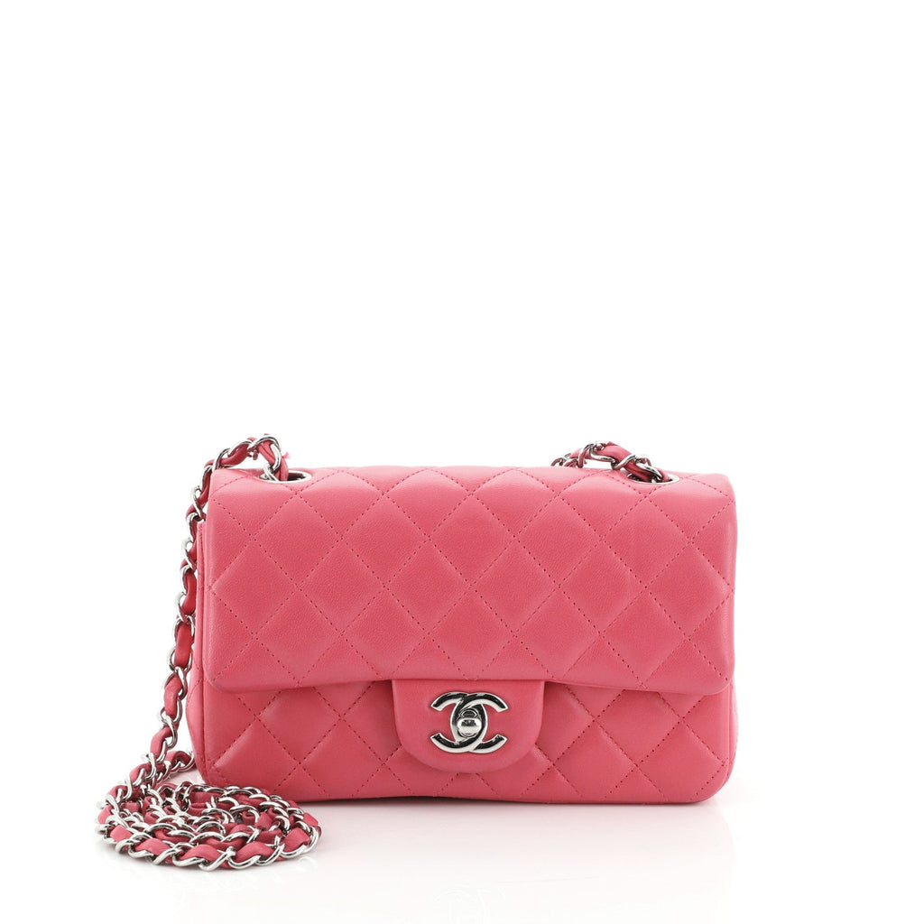 Classic Single Flap Bag Quilted Lambskin Mini