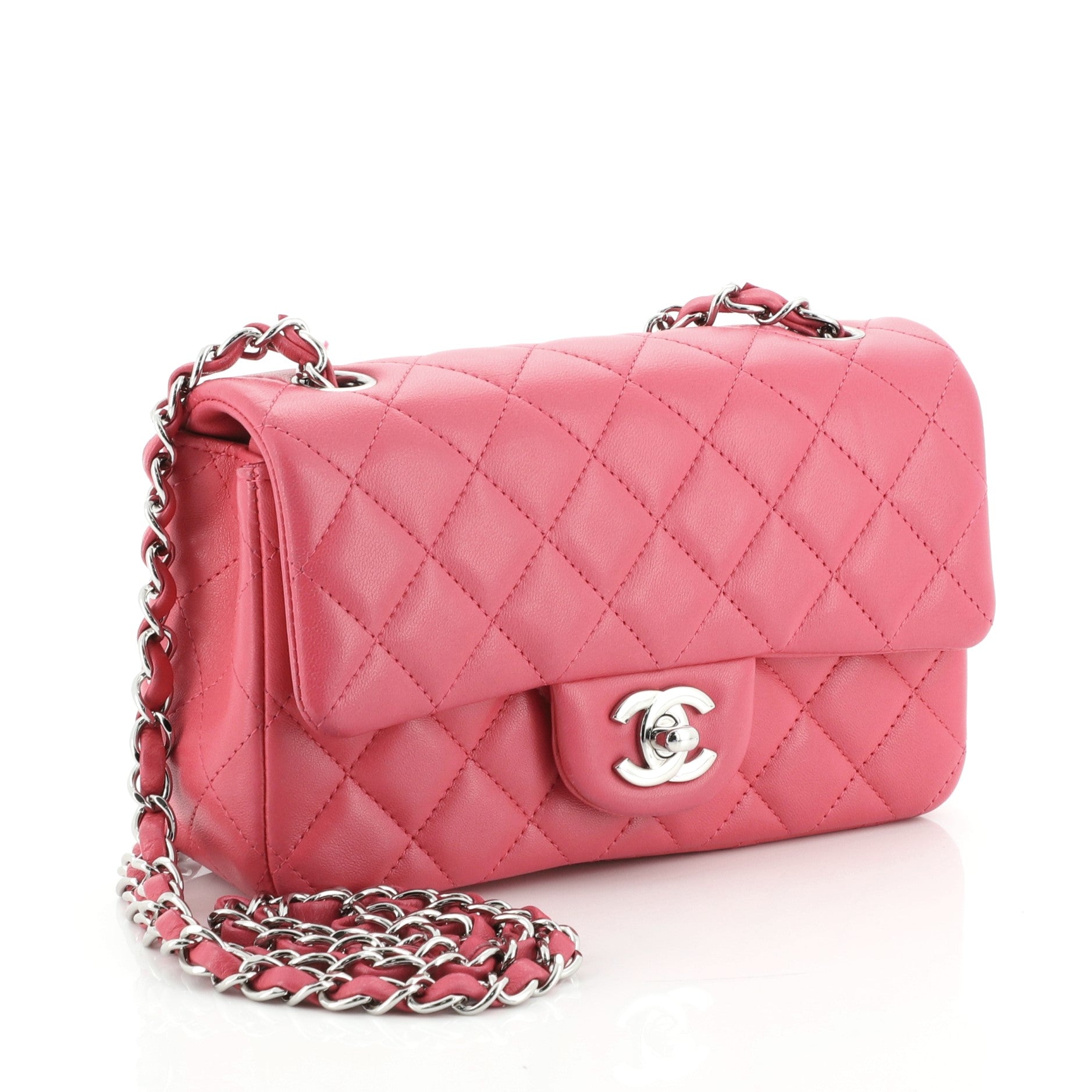 Classic Single Flap Bag Quilted Lambskin Mini