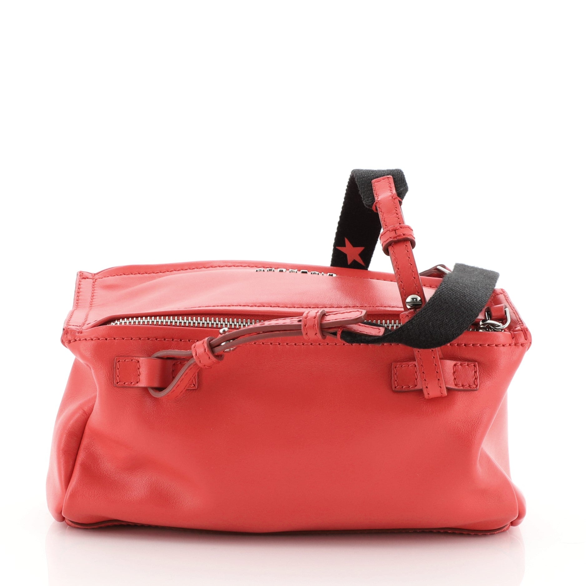 Logo Strap Pandora Bag Leather Mini