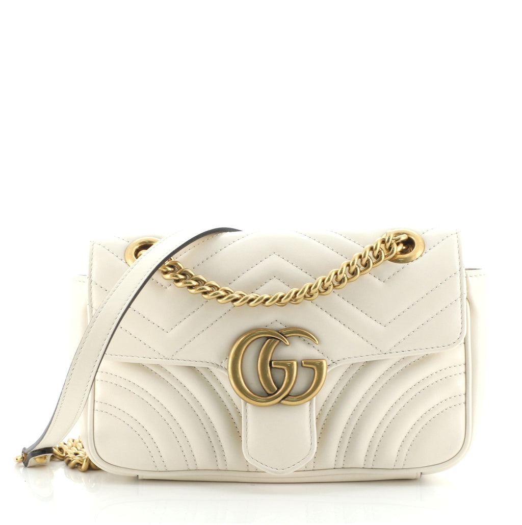 GG Marmont Flap Bag Matelasse Leather Mini