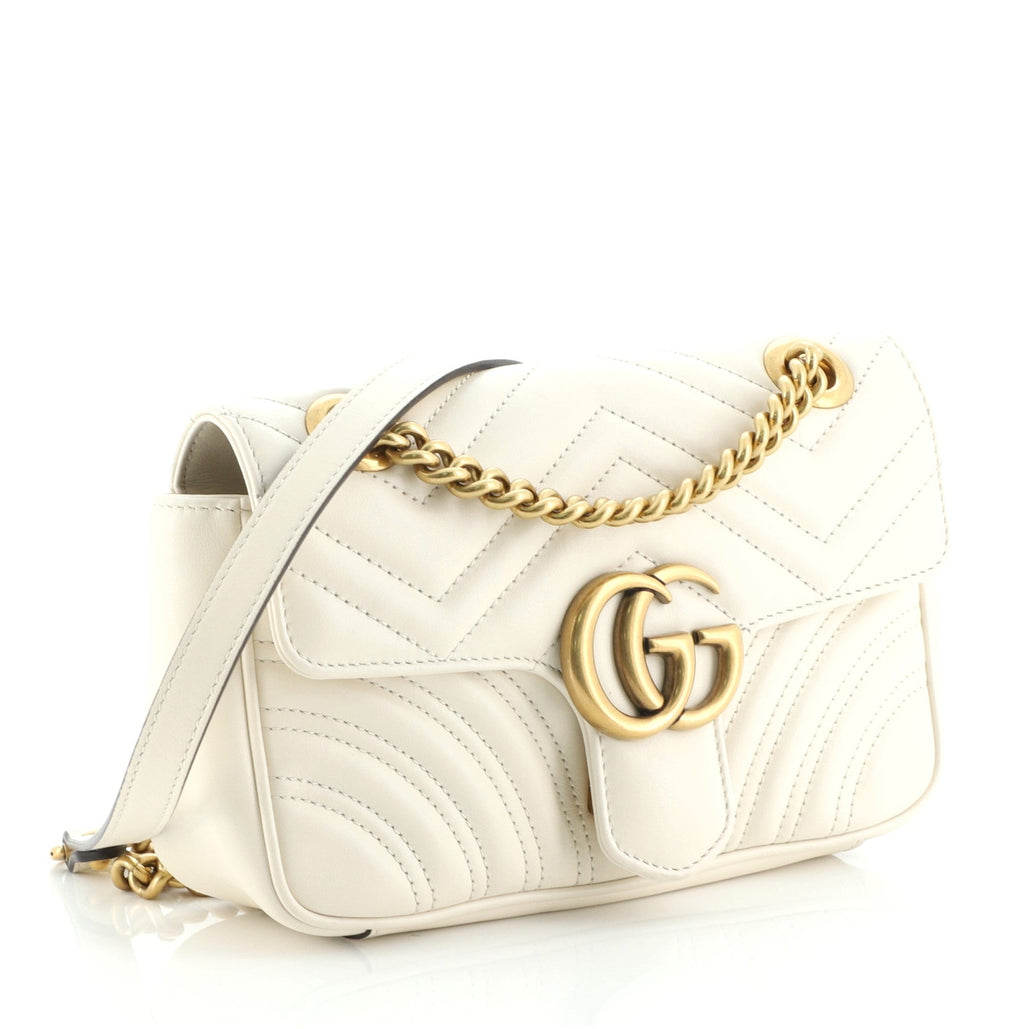 GG Marmont Flap Bag Matelasse Leather Mini