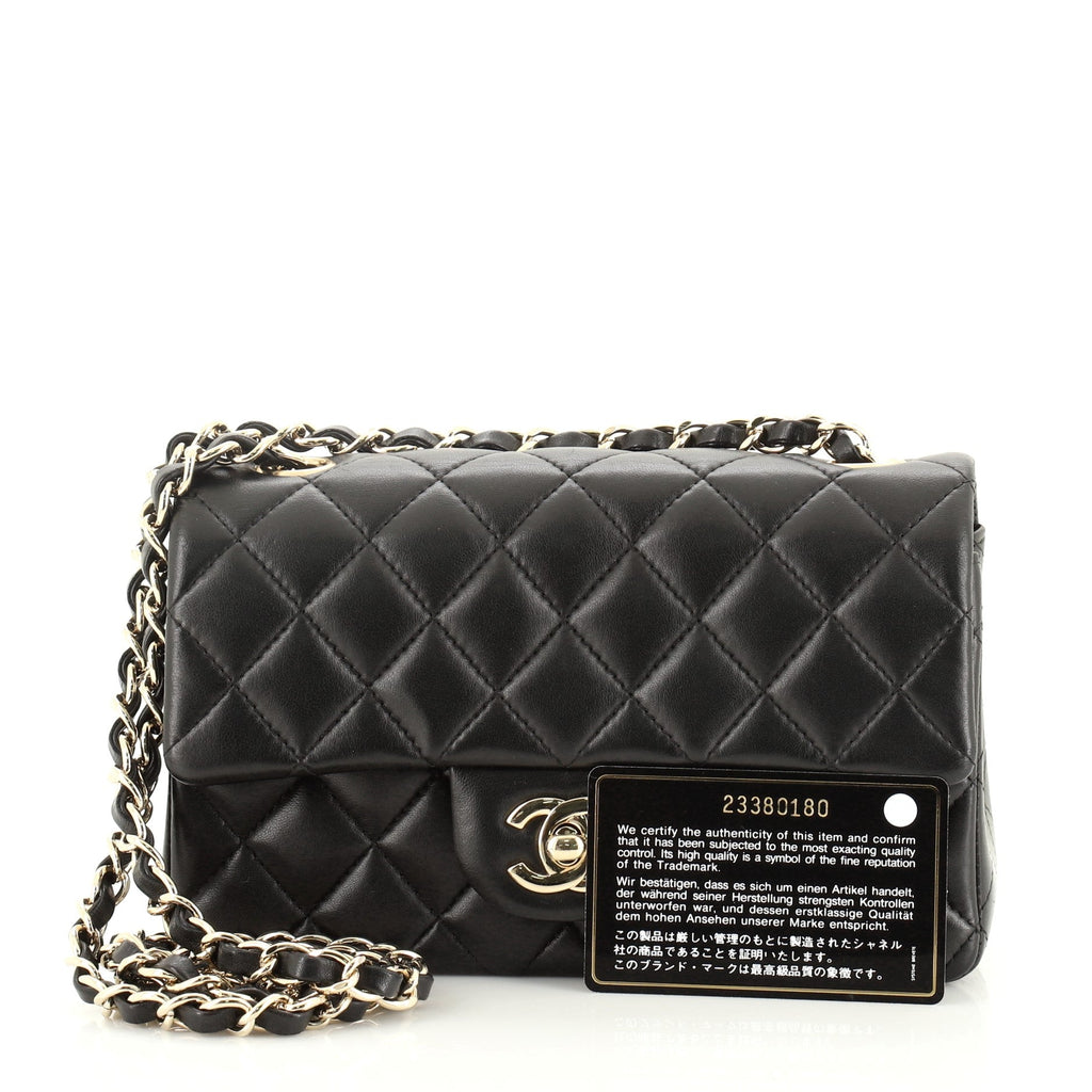 Classic Single Flap Bag Quilted Lambskin Mini