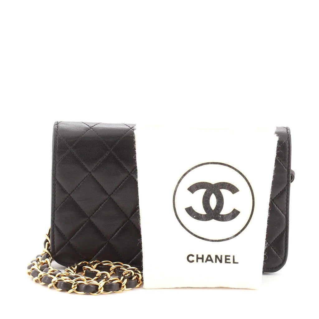 Vintage Full Flap Bag Quilted Lambskin Mini