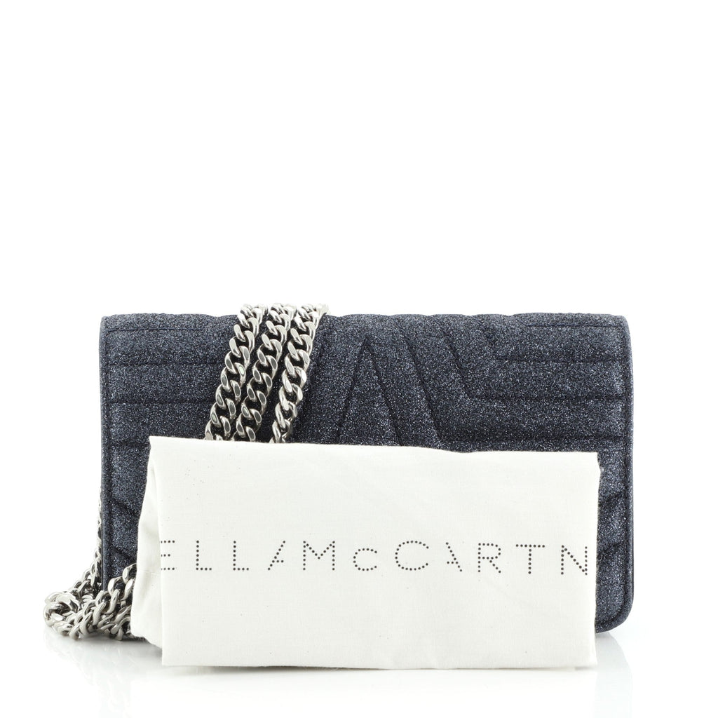 Star Flap Crossbody Bag Quilted Glitter Mini
