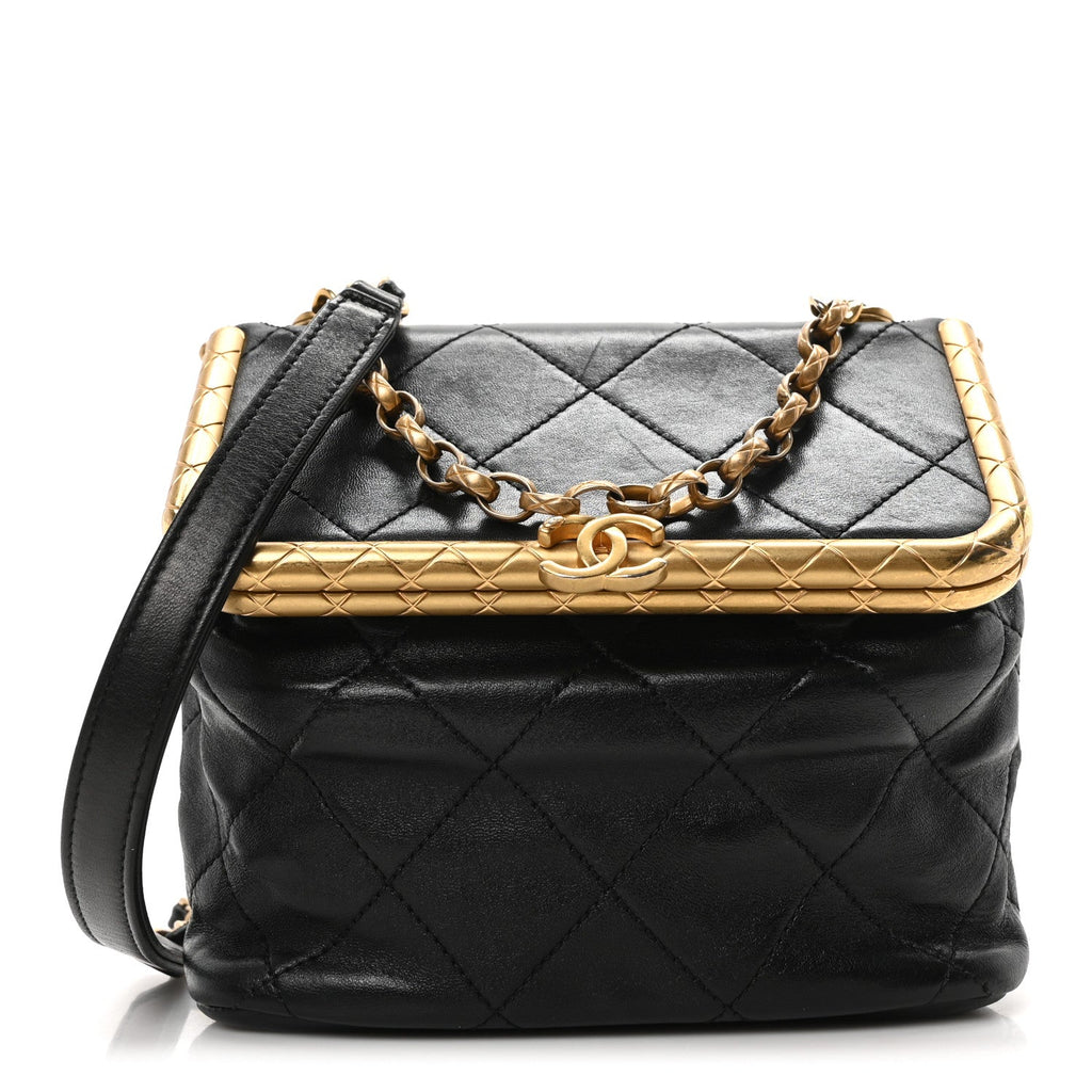 Lambskin Quilted My Crush Bag Black