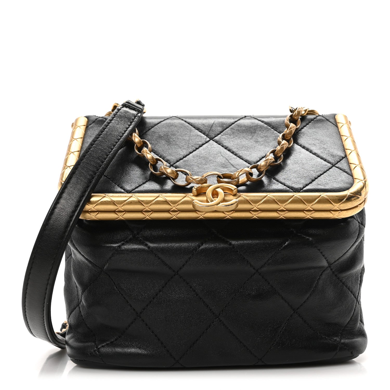 Lambskin Quilted My Crush Bag Black