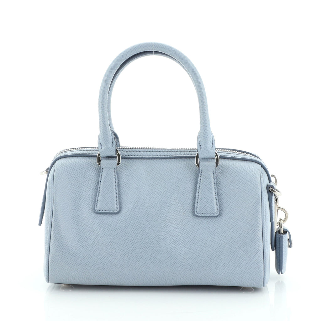 Lux Convertible Boston Bag Saffiano Leather Mini