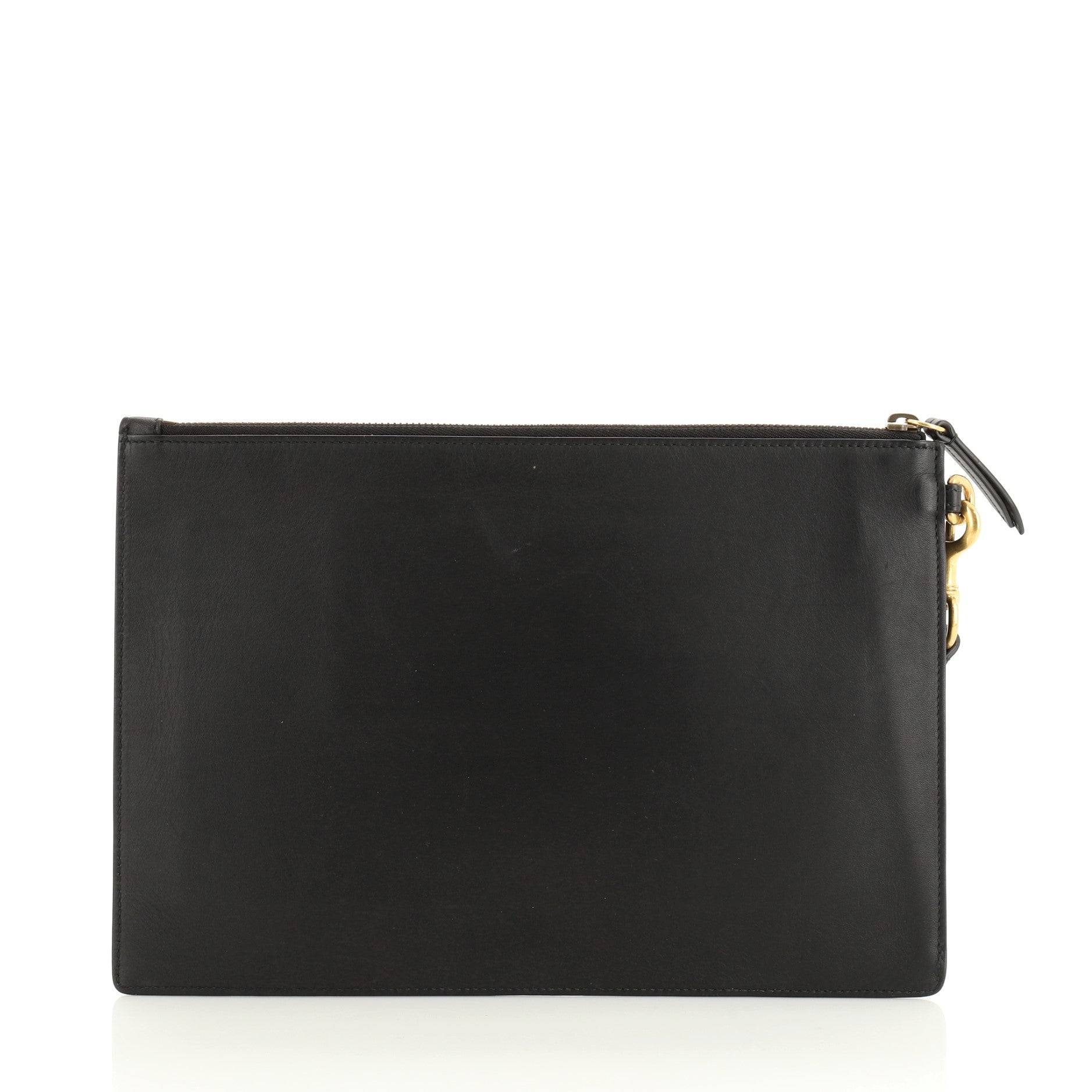 Bee Wristlet Clutch Leather