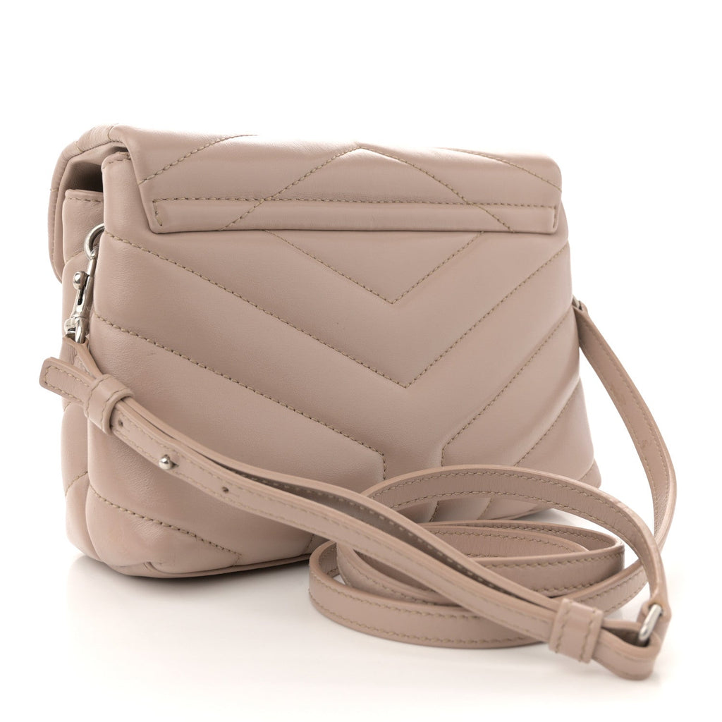 Calfskin Y Quilted Monogram Toy Loulou Crossbody Bag Light Natural