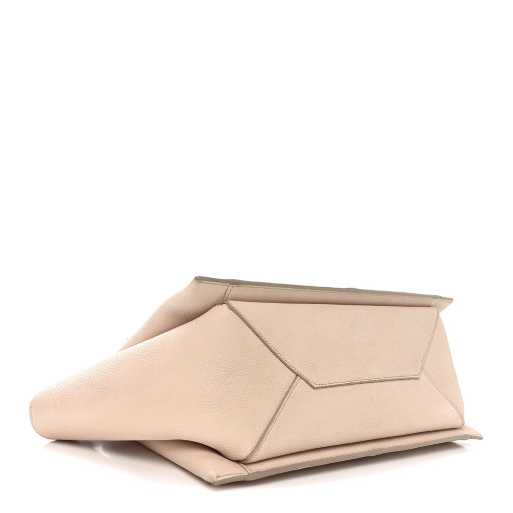 Baby Grained Calfskin Small Tri-Fold Bag Powder