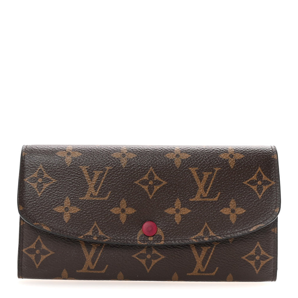 Monogram Emilie Wallet Fuchsia