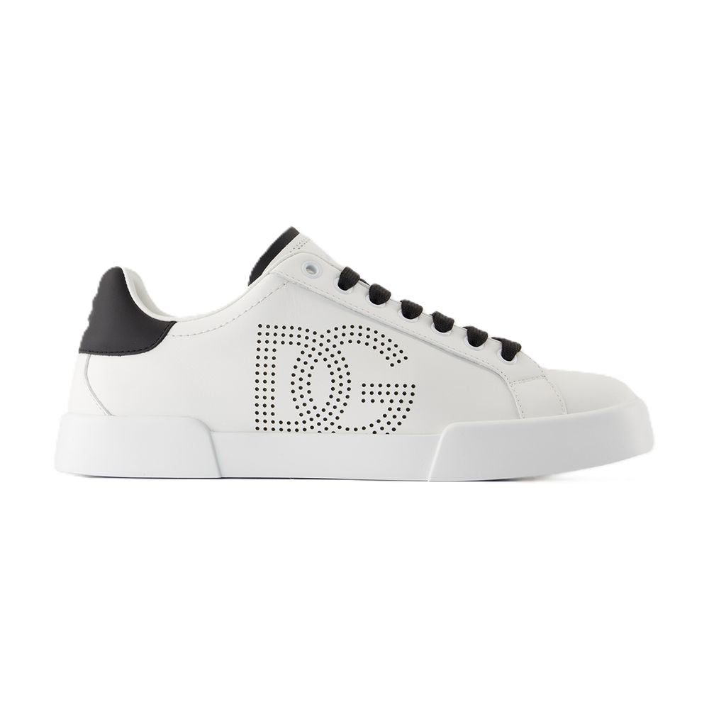 Women's Sneakers - Dolce&Gabbana - Leather - White