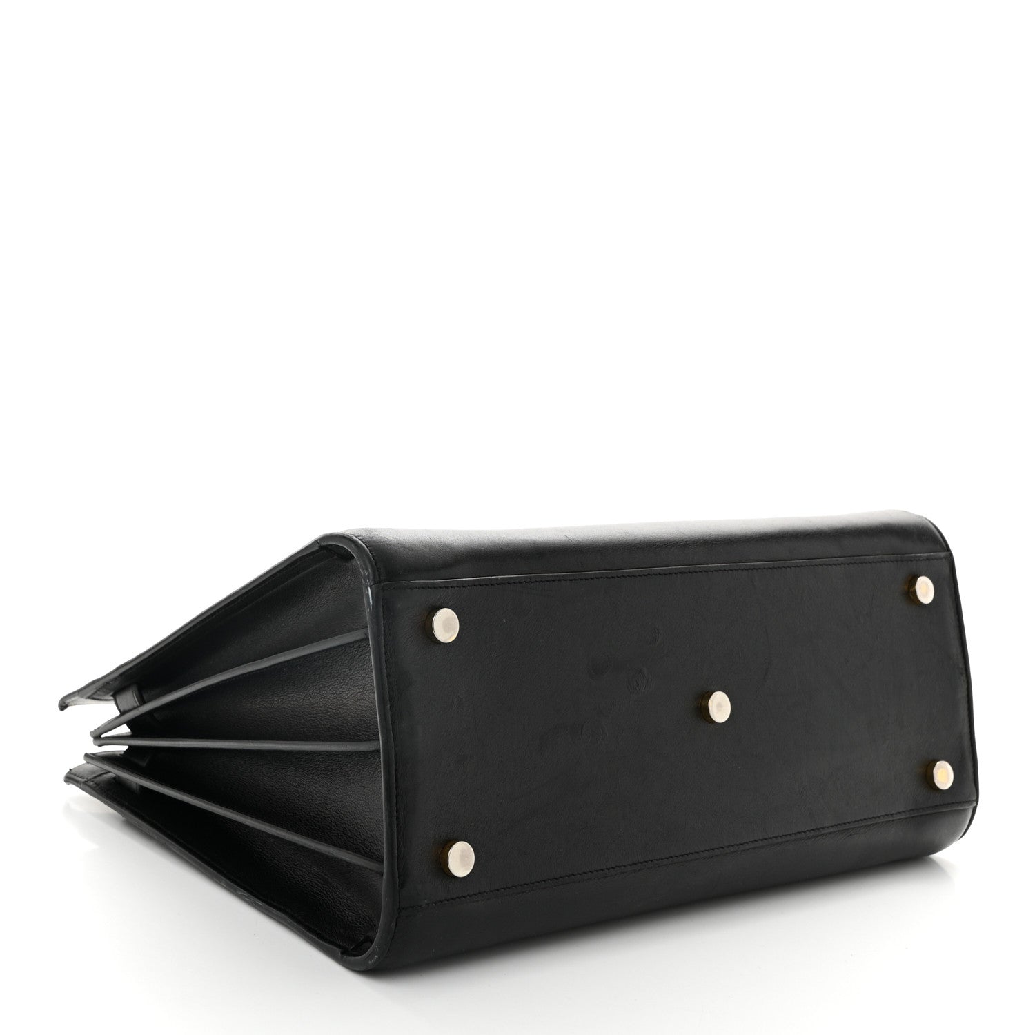 Calfskin Small Sac De Jour Black