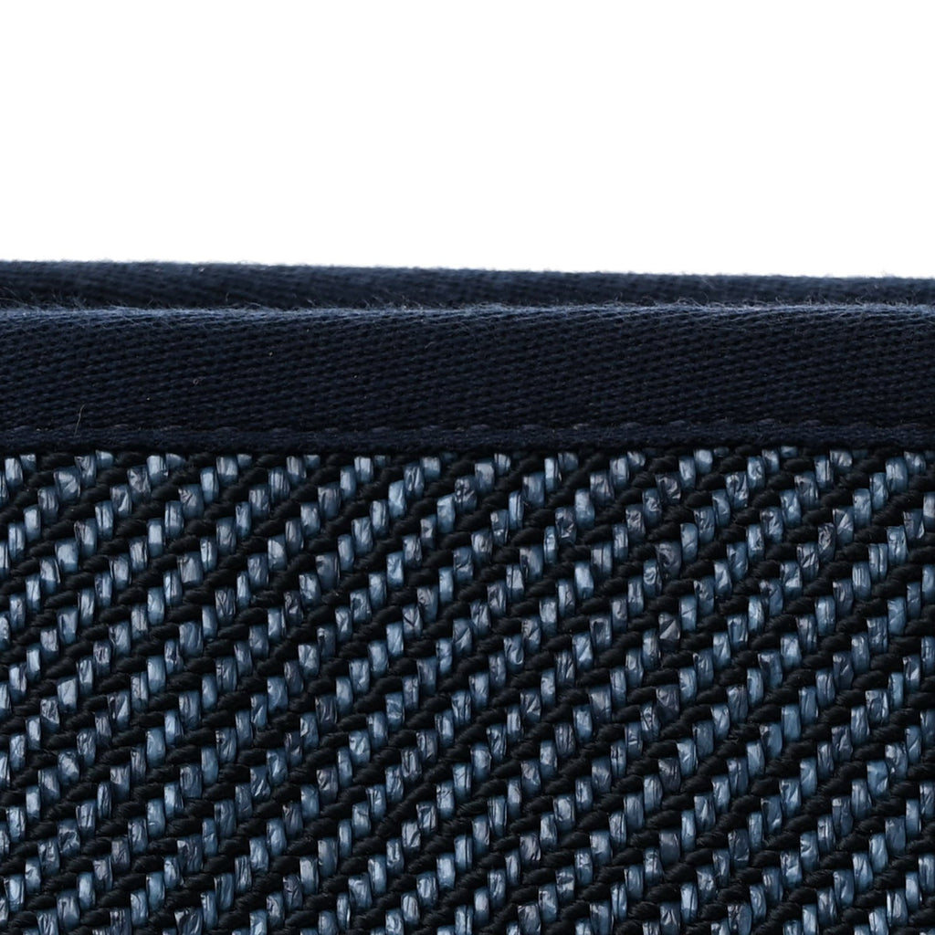 Mixed Fibers Small Deauville Tote Navy Blue