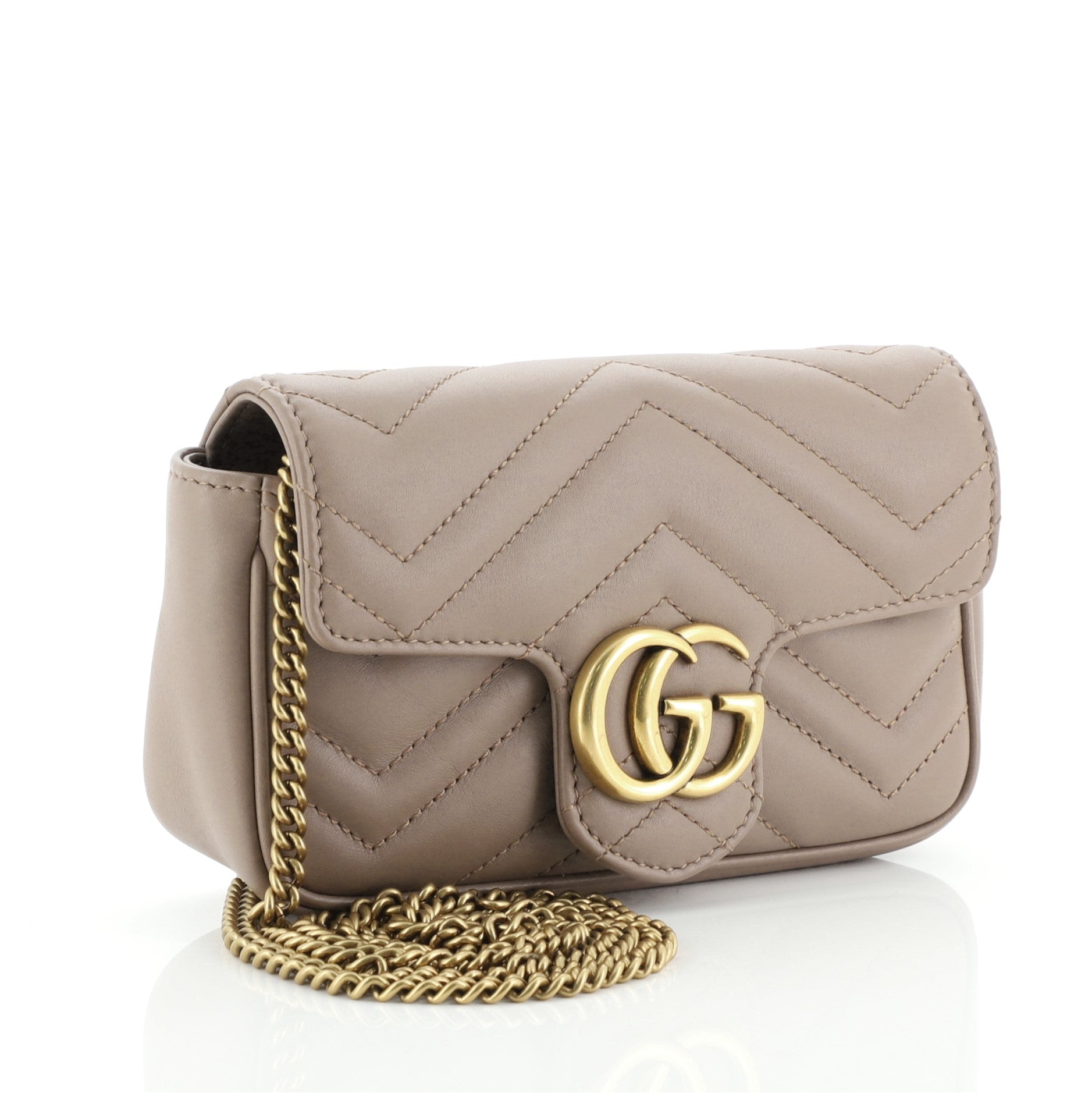 GG Marmont Flap Bag Matelasse Leather Super Mini