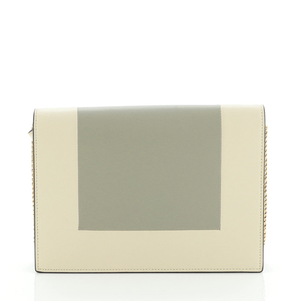 Frame Evening Clutch on Chain Leather