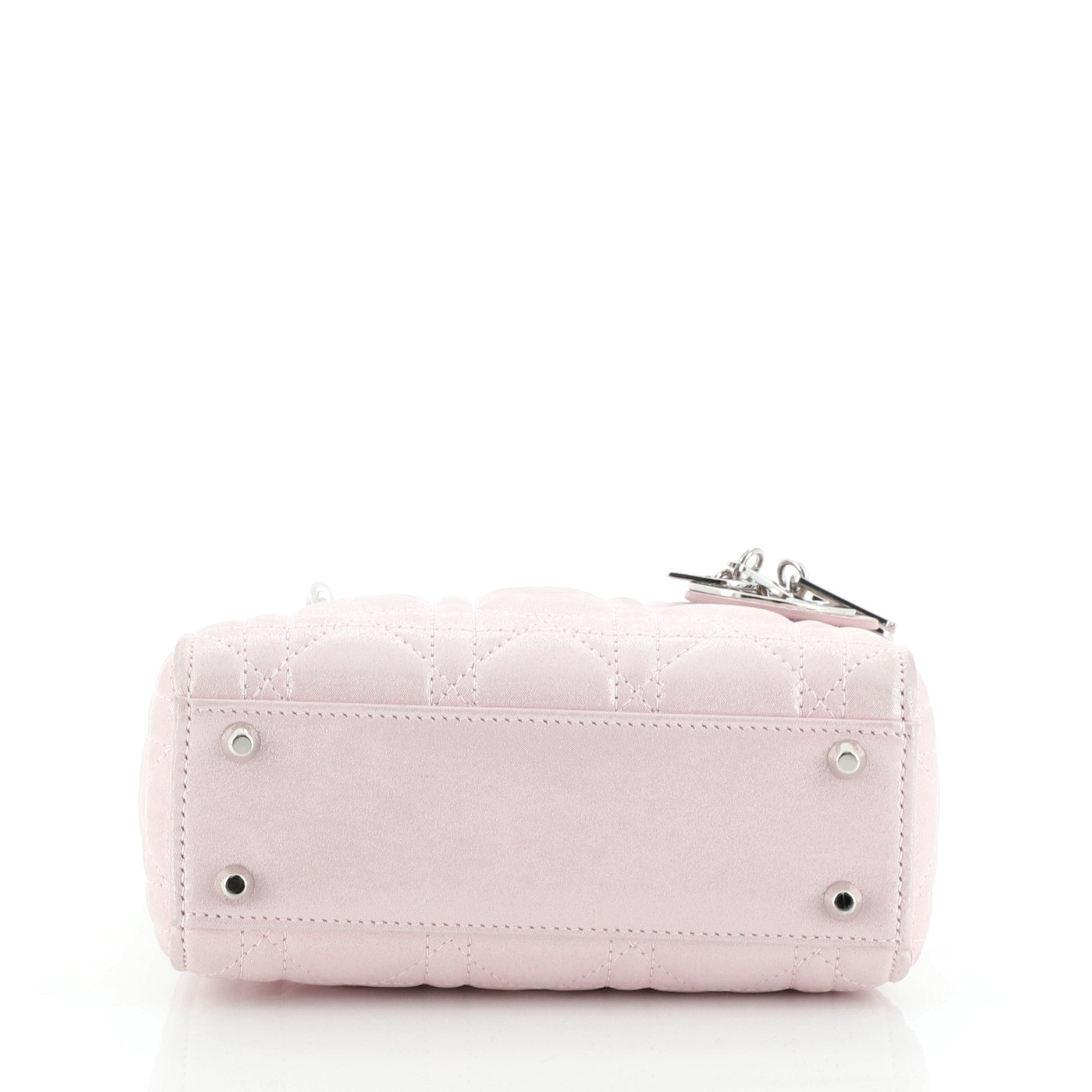 Lady Dior Bag Cannage Quilt Iridescent Leather Mini