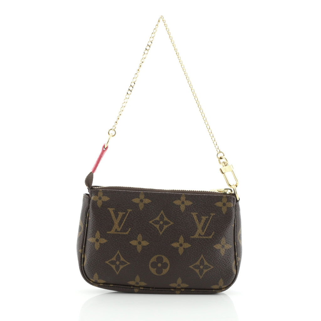 Pochette Accessoires Limited Edition Vivienne Xmas Monogram Canvas Mini